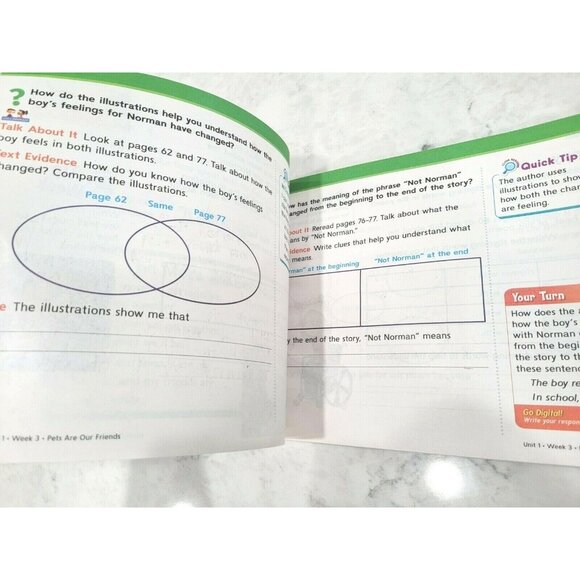 Wonders Close Reading Companion Children's School Workbook Home School Grade 2 - Picture 3 of 5